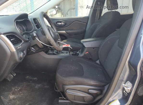 1C4PJLCB0MD183750 2021 JEEP CHEROKEE Черный Вид салона спереди