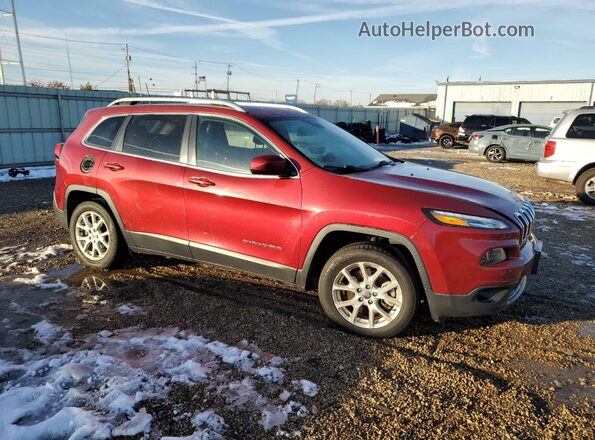 1C4PJLCB2HW549265 2017 JEEP CHEROKEE Red Przód prawy