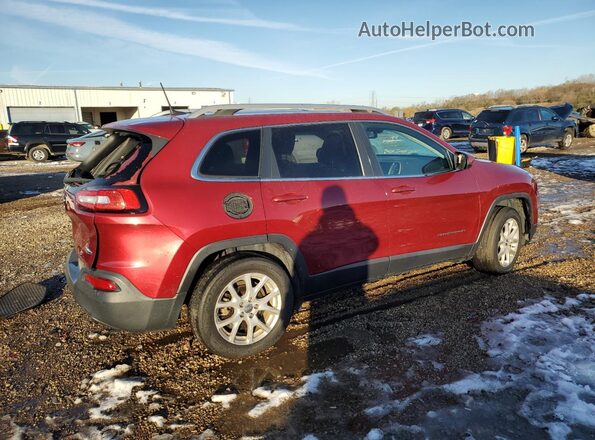 1C4PJLCB2HW549265 2017 JEEP CHEROKEE Red Tył prawy