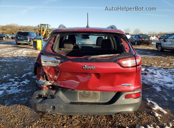 1C4PJLCB2HW549265 2017 JEEP CHEROKEE Red Widok z tyłu
