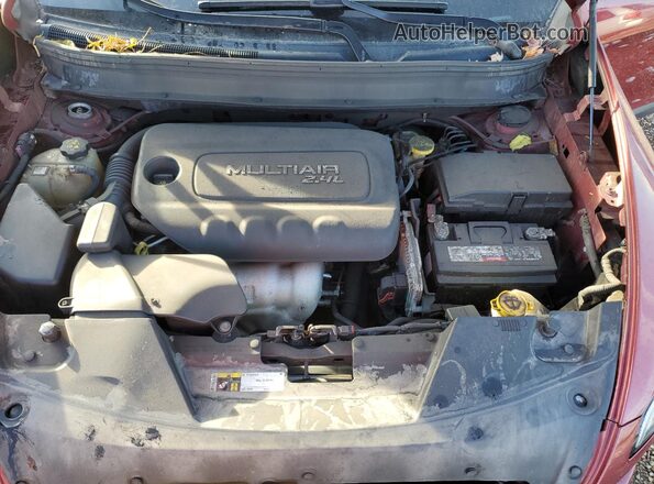 1C4PJLCB2HW549265 2017 JEEP CHEROKEE Red Widok komory silnika