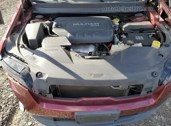 1C4PJLCB3KD160413 2019 JEEP CHEROKEE Темно-бордовый Вид задней части салона