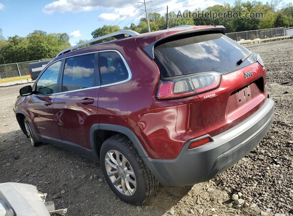 1C4PJLCB3KD160413 2019 JEEP CHEROKEE Темно-бордовый Задняя левая четверть