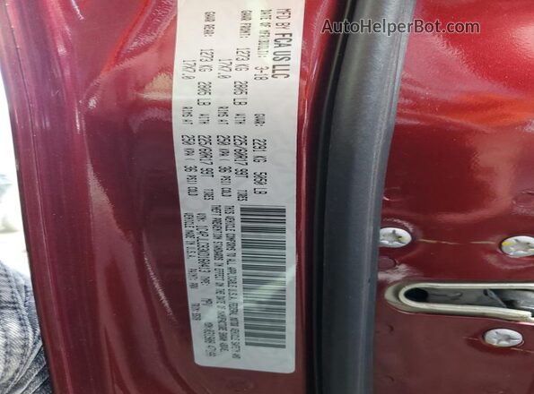 1C4PJLCB3KD160413 2019 JEEP CHEROKEE Темно-бордовый Вид подкапотного пространства