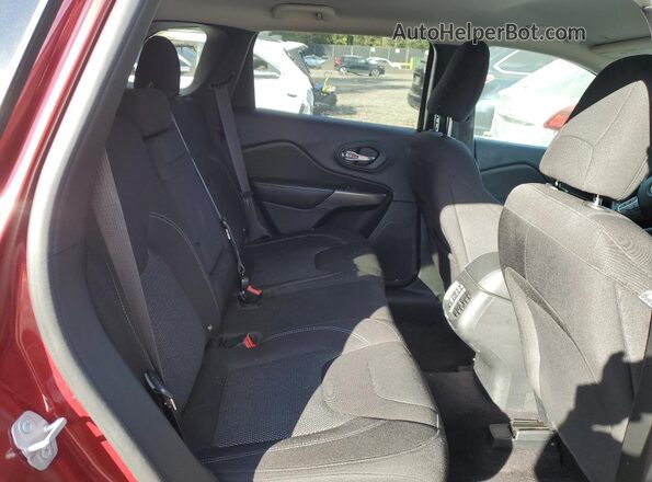 1C4PJLCB3KD160413 2019 JEEP CHEROKEE Темно-бордовый Вид задних сидений