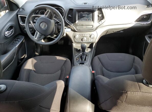 1C4PJLCB3KD160413 2019 JEEP CHEROKEE Темно-бордовый Вид панели приборов