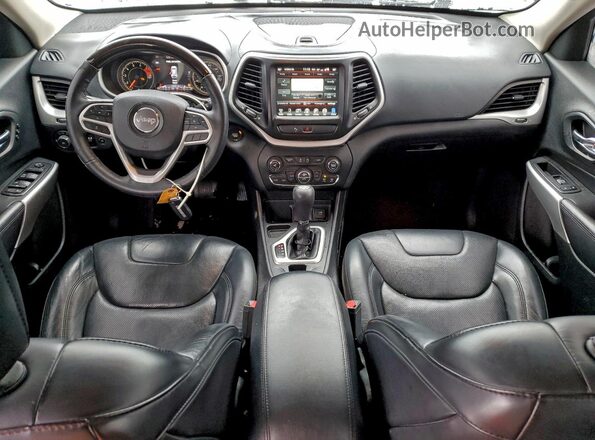 1C4PJLJX0JD519357 2018 JEEP CHEROKEE Black Dashboard view