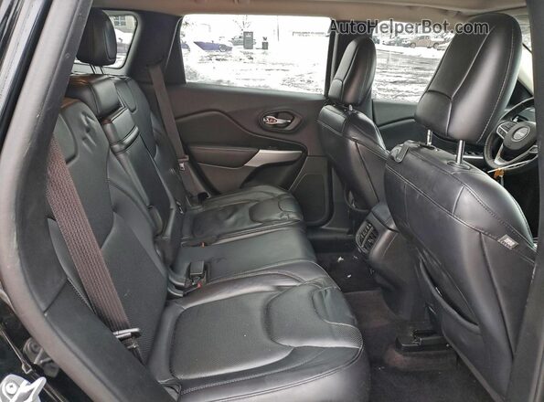 1C4PJLJX0JD519357 2018 JEEP CHEROKEE Black Rear interior view