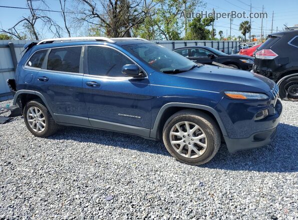 1C4PJLLB8JD573815 2018 JEEP CHEROKEE Blue Front right
