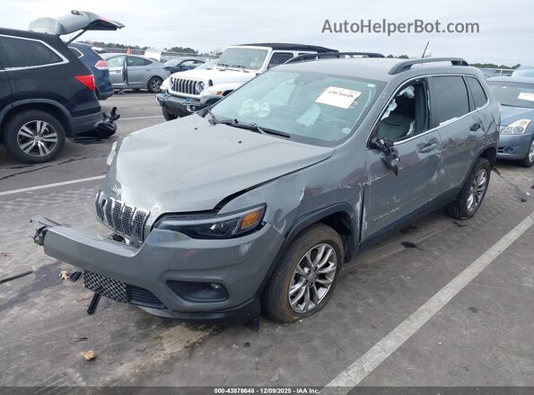 1C4PJLMX8ND521231 2022 JEEP CHEROKEE Gray Առջևի ձախ երեք քառորդ տեսարան