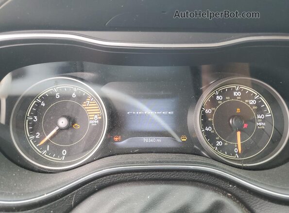 1C4PJMBX5ND502905 2022 JEEP CHEROKEE Черный Вид щитка приборов