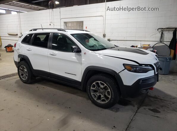 1C4PJMBX8MD145329 2021 JEEP CHEROKEE White Передня права чверть