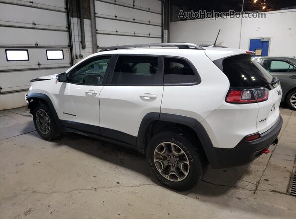 1C4PJMBX8MD145329 2021 JEEP CHEROKEE White Задня ліва чверть