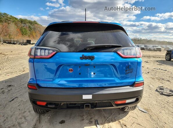 1C4PJMCX2ND539442 2022 JEEP CHEROKEE Blue უკანა ხედი