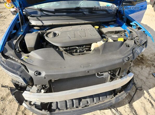 1C4PJMCX2ND539442 2022 JEEP CHEROKEE Blue ძრავის განყოფილების ხედი
