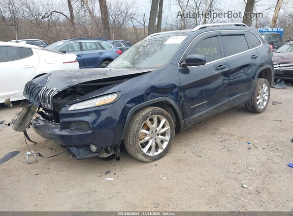1C4PJMDB3GW240102 2016 JEEP CHEROKEE Blue Vista tres cuartos delantera izquierda