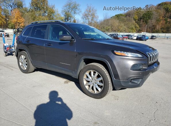 1C4PJMDBXHW625593 2017 JEEP CHEROKEE Charcoal Передня права чверть