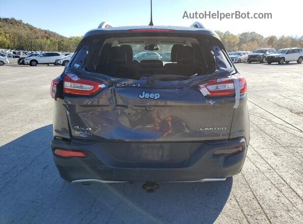 1C4PJMDBXHW625593 2017 JEEP CHEROKEE Charcoal Вид ззаду