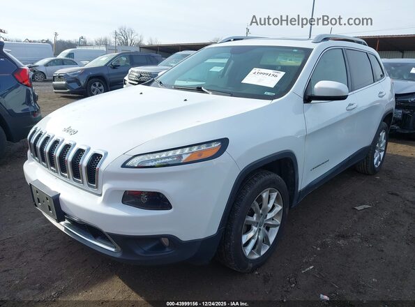1C4PJMDS3HW545505 2017 JEEP CHEROKEE Белый Передняя левая четверть