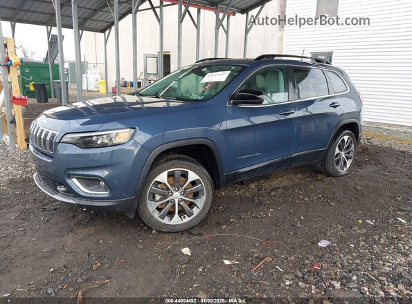 1C4PJMDX4ND509535 2022 JEEP CHEROKEE Синий Передняя левая четверть