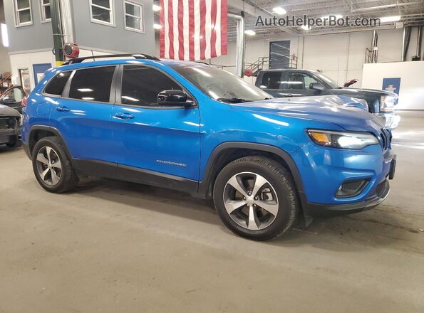 1C4PJMDX4ND530112 2022 JEEP CHEROKEE Blue Front right