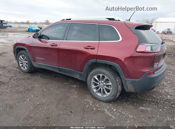 1C4PJMLB9KD182518 2019 JEEP CHEROKEE Темно-бордовый Задняя левая четверть