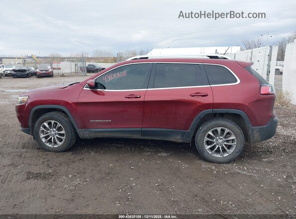 1C4PJMLB9KD182518 2019 JEEP CHEROKEE Темно-бордовый Панорамный вид салона 360°
