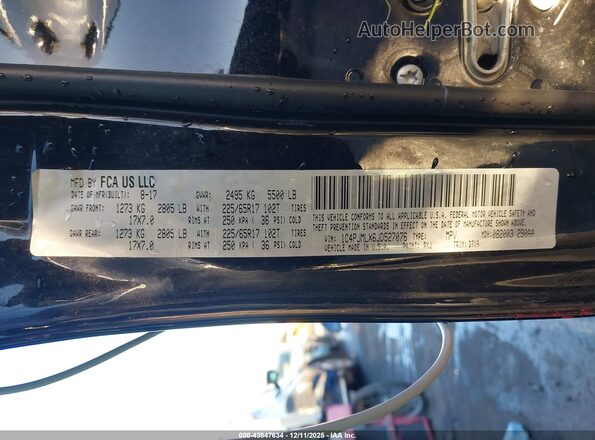1C4PJMLX6JD527076 2018 JEEP CHEROKEE Black Շարժիչի բաժամունքի տեսք