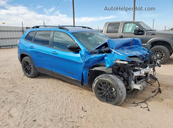 1C4PJMMB5PD114139 2023 JEEP CHEROKEE Blue Передня права чверть