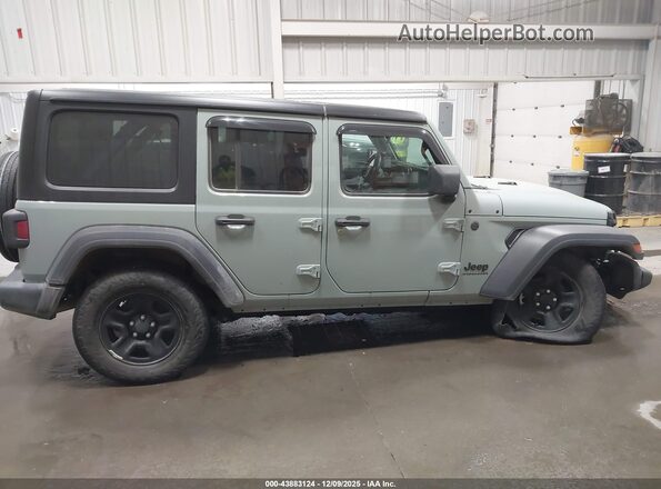 1C4PJXDG0RW313670 2024 JEEP WRANGLER Teal Вид задньої частини салону