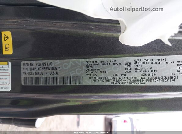 1C4PJXDN5RW109574 2024 JEEP WRANGLER Gray 