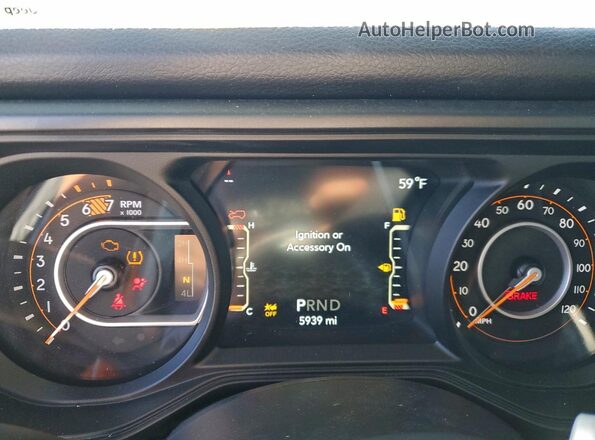 1C4PJXDN6SW551186 2025 JEEP WRANGLER White Widok zestawu wskaźników