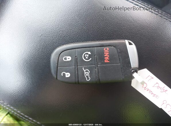 1C4RDHDG1HC869573 2017 DODGE DURANGO White Vista del salpicadero