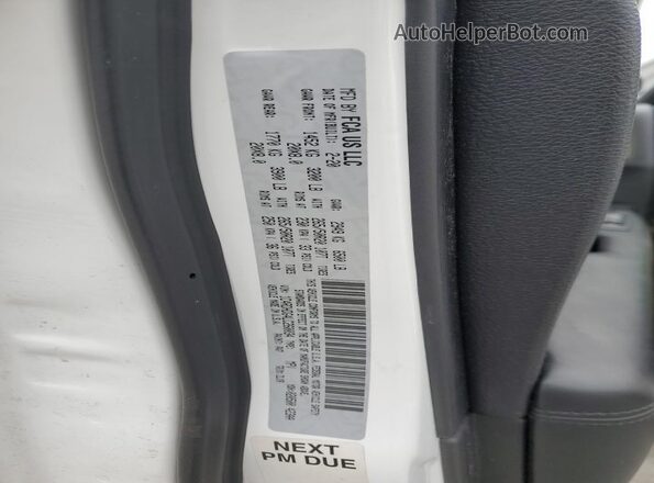 1C4RDHDG4LC260034 2020 DODGE DURANGO White VIN sticker view