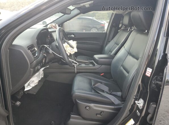 1C4RDHDG4MC761796 2021 DODGE DURANGO Black Вид салону спереду
