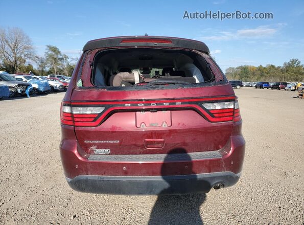 1C4RDJAG6NC187635 2022 DODGE DURANGO Burgundy Rear view