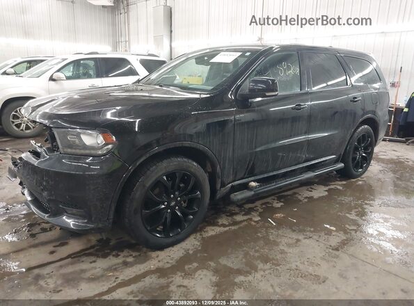 1C4RDJDG0LC413080 2020 DODGE DURANGO Black წინა მარცხენა ხედი სამი მეოთხედიდან