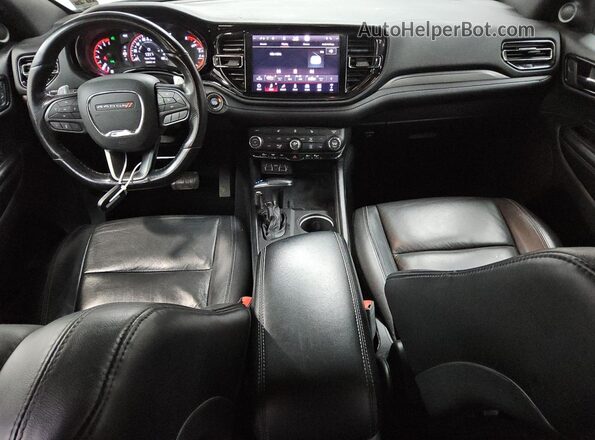 1C4RDJDG2MC634374 2021 DODGE DURANGO Black Dashboard view
