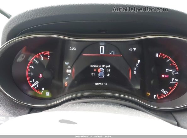 1C4RDJDG4JC290669 2018 DODGE DURANGO White უკანა სავარძლების ხედი