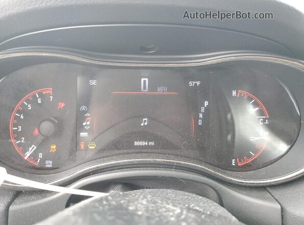 1C4RDJDG6LC342645 2020 DODGE DURANGO Gray Vista del cuadro de instrumentos