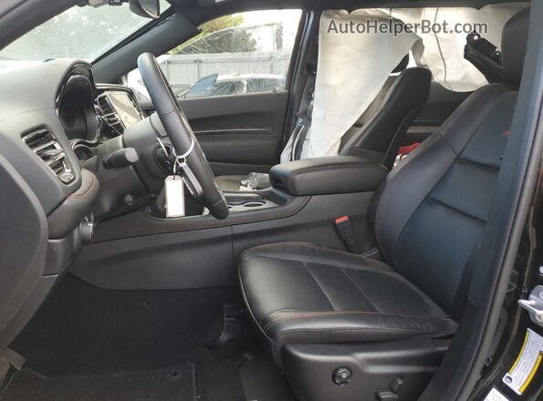 1C4RDJDG8PC573813 2023 DODGE DURANGO Black Вид салону спереду