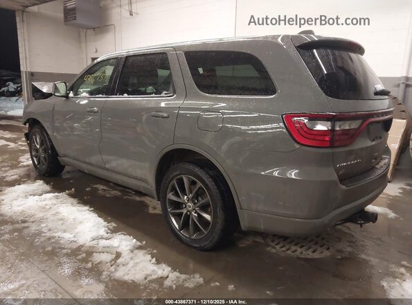 1C4RDJDGXLC296849 2020 DODGE DURANGO Gray Trasero izquierdo