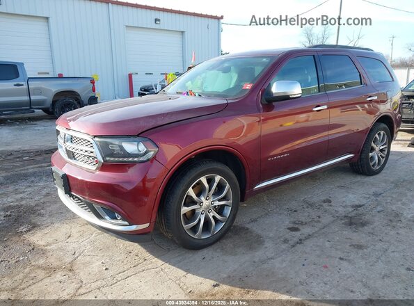 1C4RDJEG3HC691641 2017 DODGE DURANGO Red Vista tres cuartos delantera izquierda