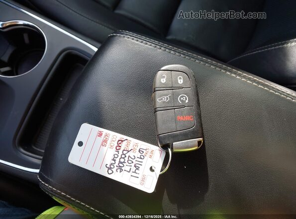 1C4RDJEG3HC691641 2017 DODGE DURANGO Red Vista del salpicadero