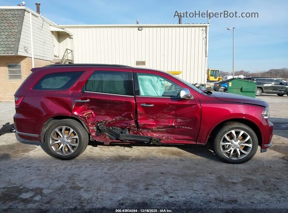 1C4RDJEG3HC691641 2017 DODGE DURANGO Red Vista interior trasera