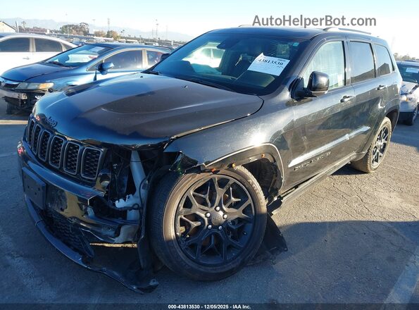 1C4RJEBG4MC784070 2021 JEEP GRAND CHEROKEE Black Przód lewy