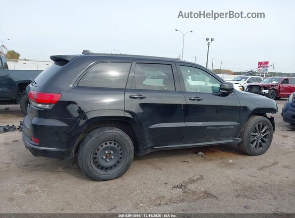 1C4RJECG3JC412195 2018 JEEP GRAND CHEROKEE Black უკანა სალონის ხედი