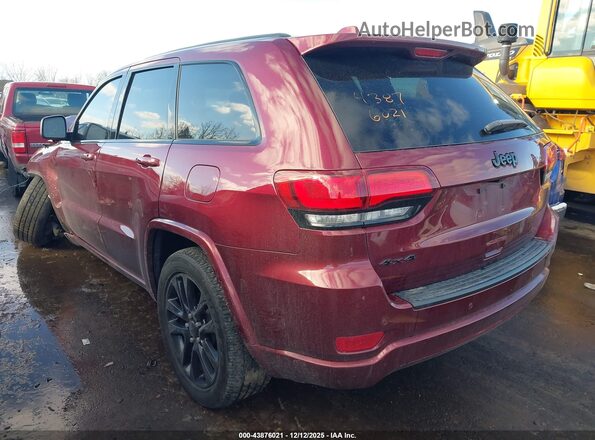 1C4RJFAG2MC823889 2021 JEEP GRAND CHEROKEE Темно-бордовый Задняя левая четверть