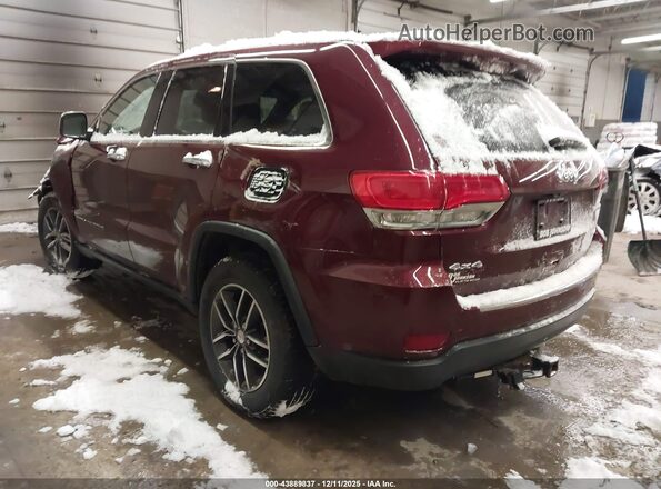 1C4RJFBG3HC920202 2017 JEEP GRAND CHEROKEE Red Հետևի ձախ