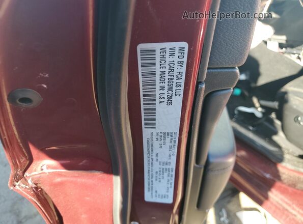 1C4RJFBG5MC728435 2021 JEEP GRAND Красный Вид подкапотного пространства
